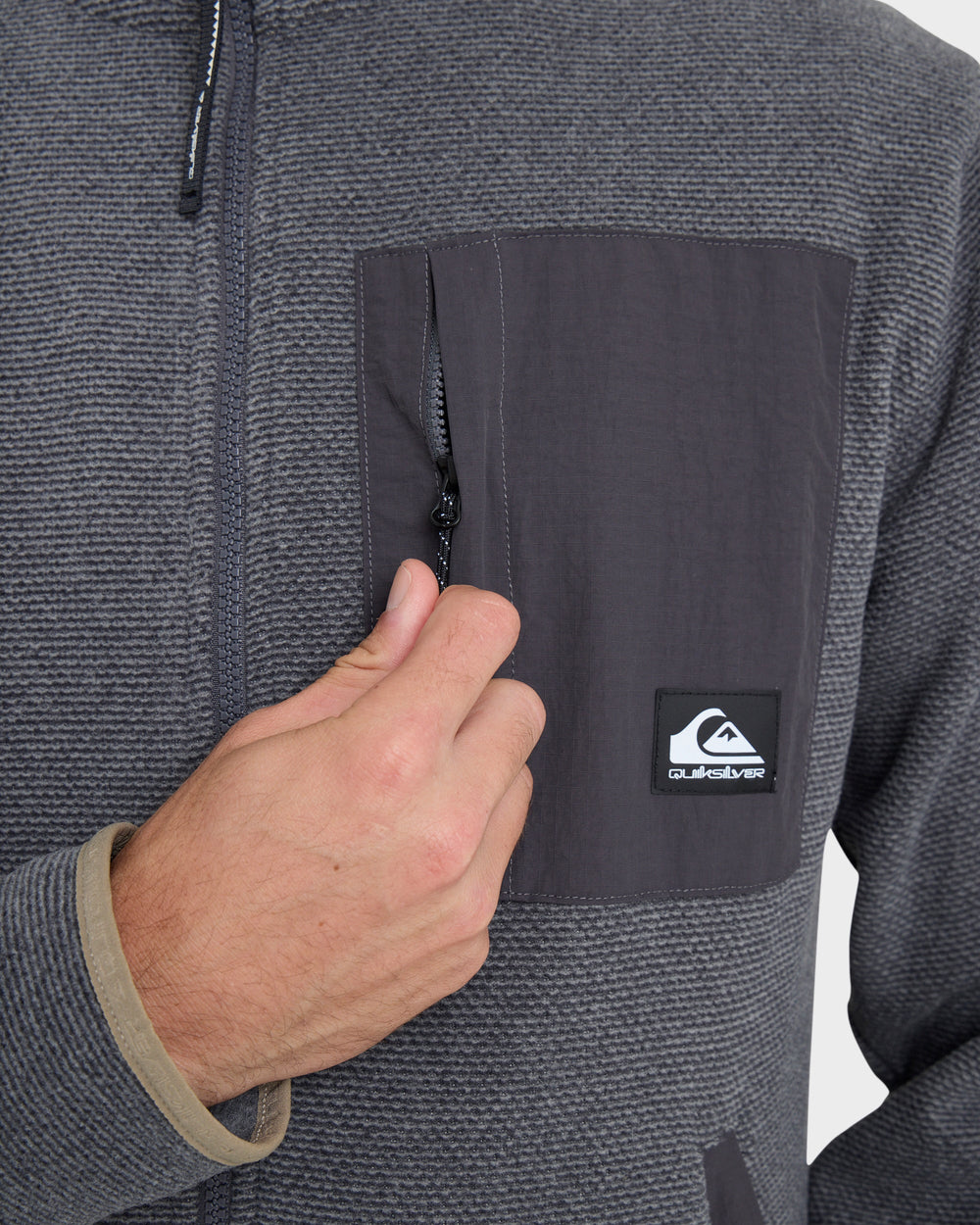 Aker Full Zip Technical Fleece - Quarry