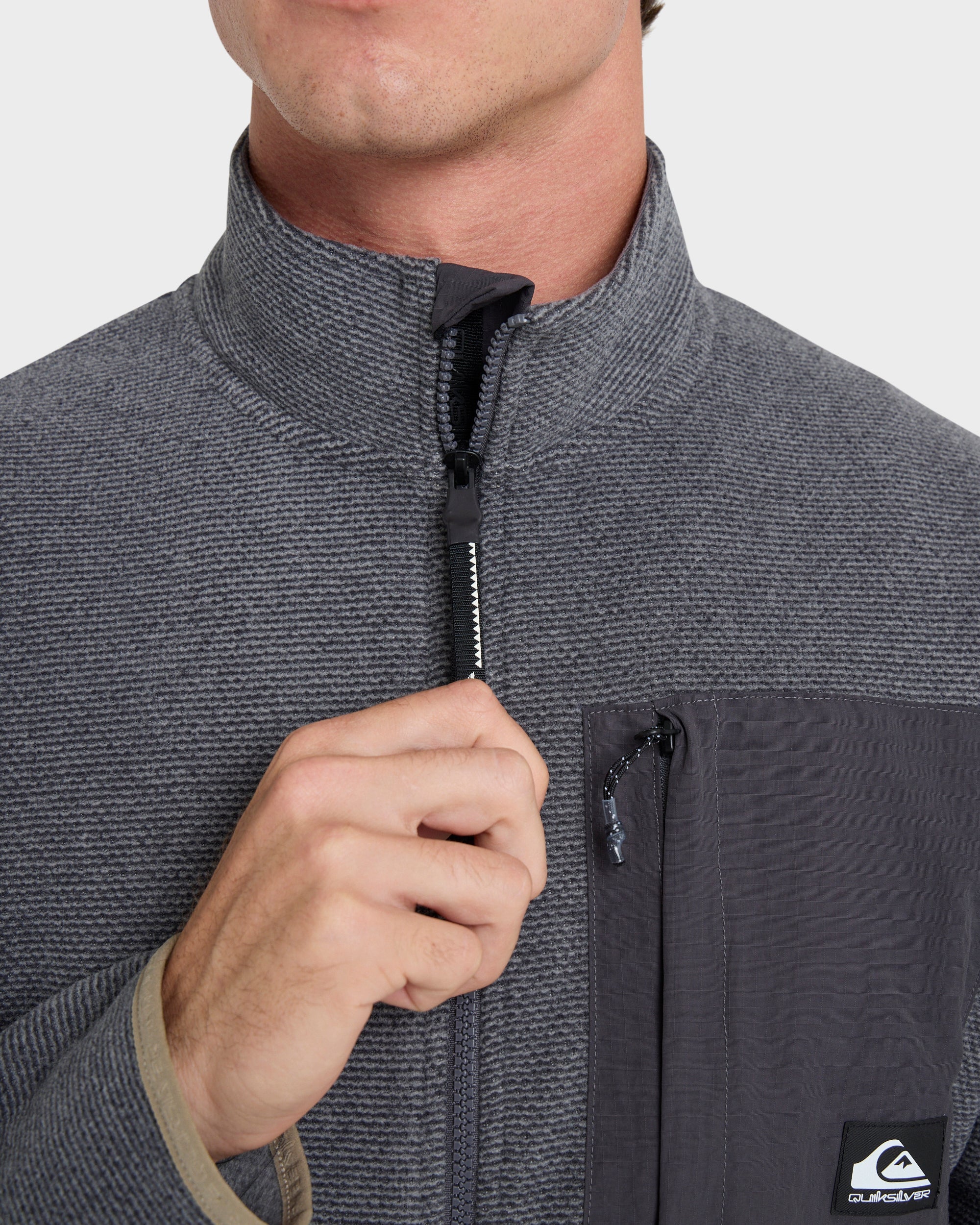 Aker Full Zip Technical Fleece - Quarry