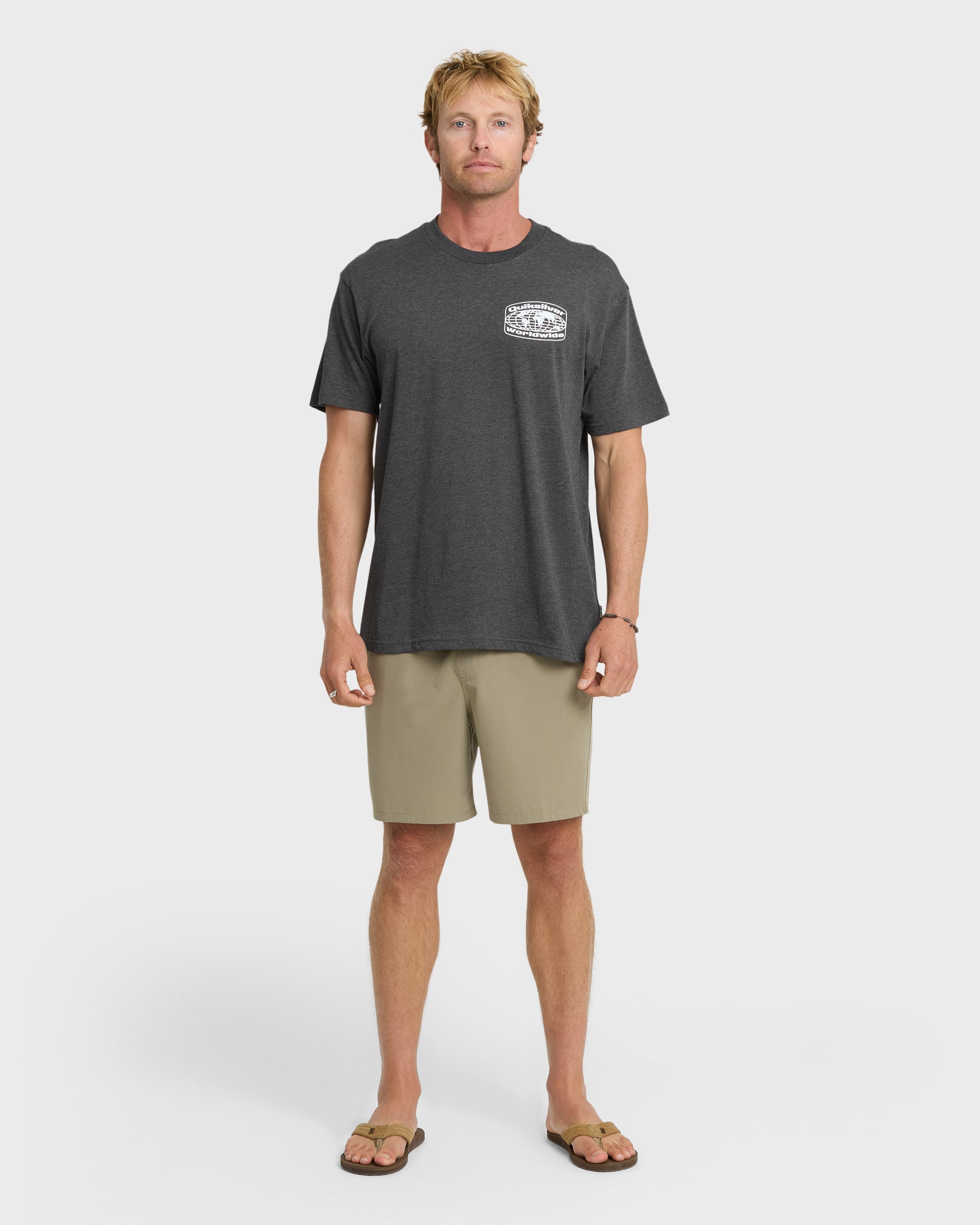 Global Local Classic T-shirt - Charcoal Heather