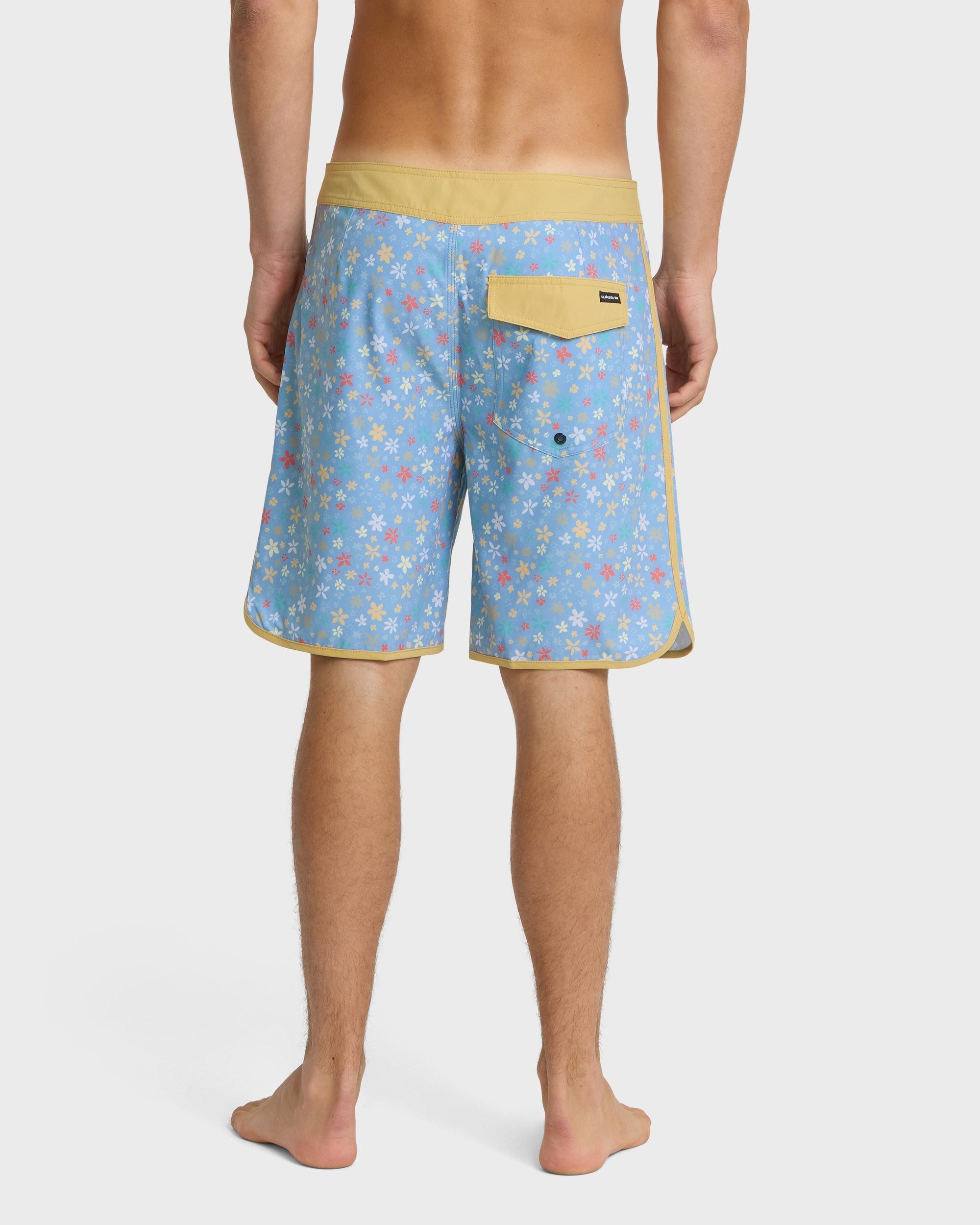 Surfsilk Scallop Ditsy 19" Boardshorts - Ashley Blue
