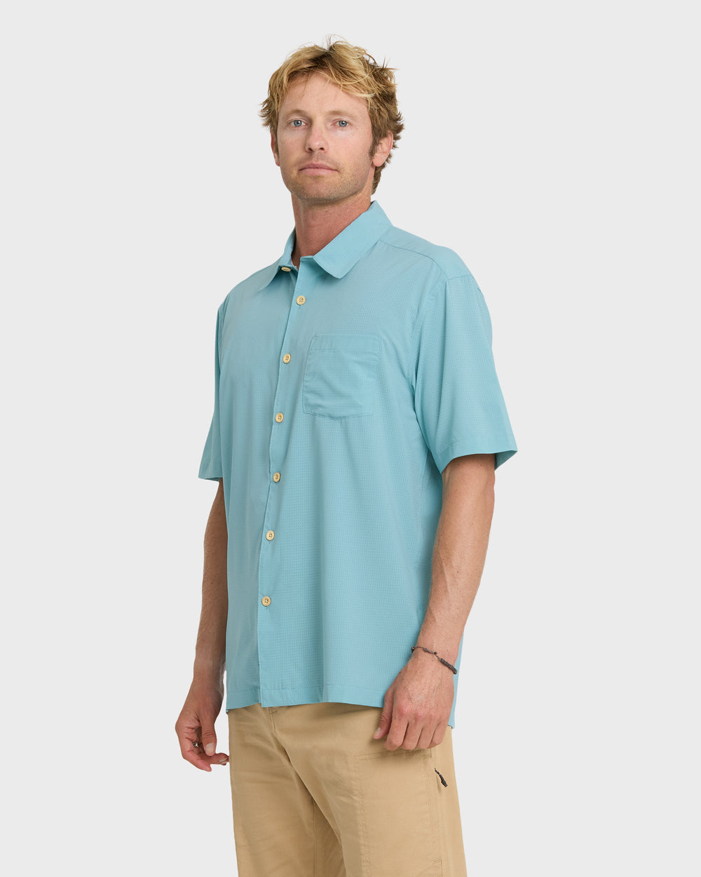 Chaser Short Sleeve Woven Shirt - Reef Waters