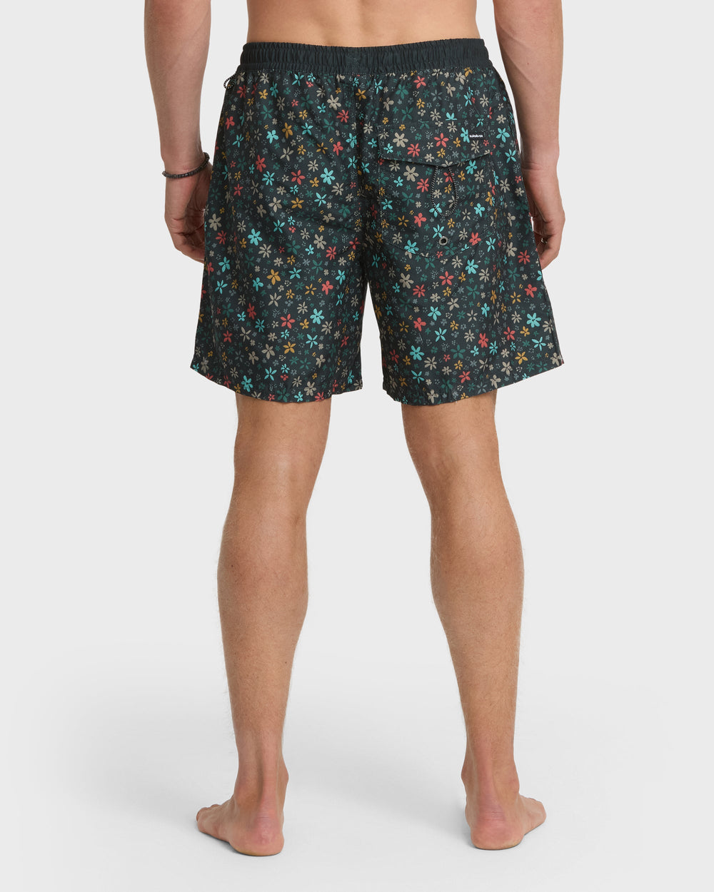 Everyday Ditsy Floral Swim Trunks - Black