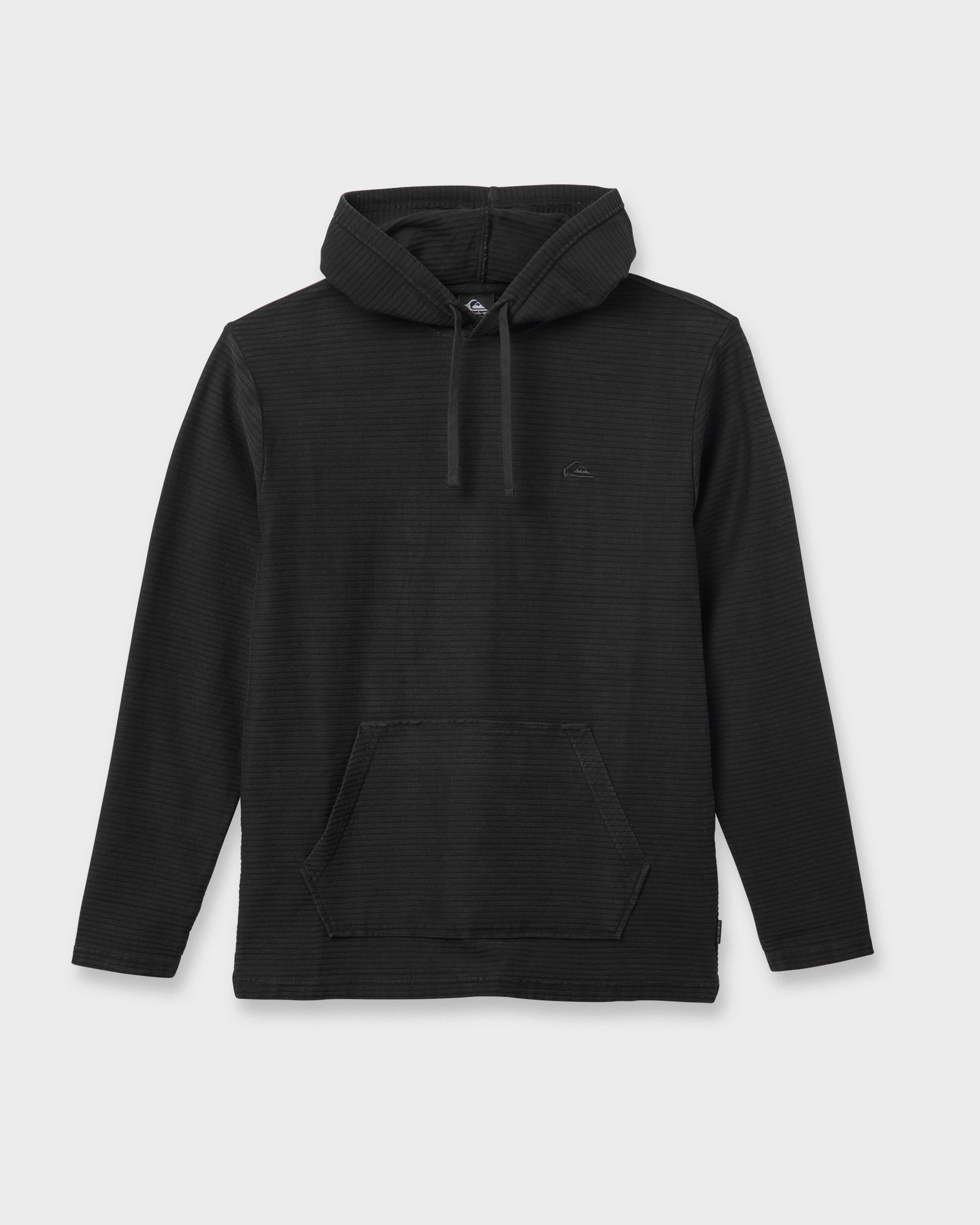 Alamitos Long Sleeve Hooded Top - Black