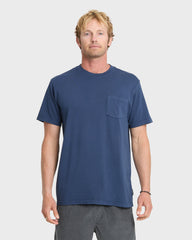Saltwater Pocket Tee - Navy