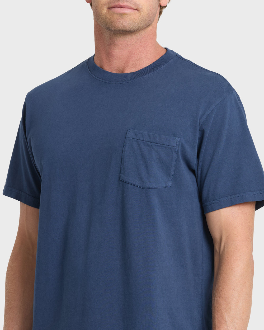 Saltwater Pocket Tee - Navy