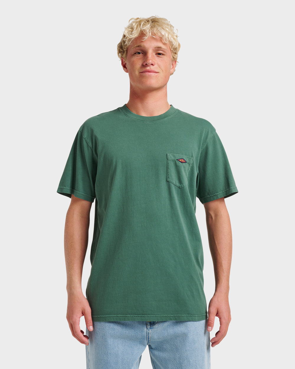 Saltwater Pocket Tee - Trekking Green
