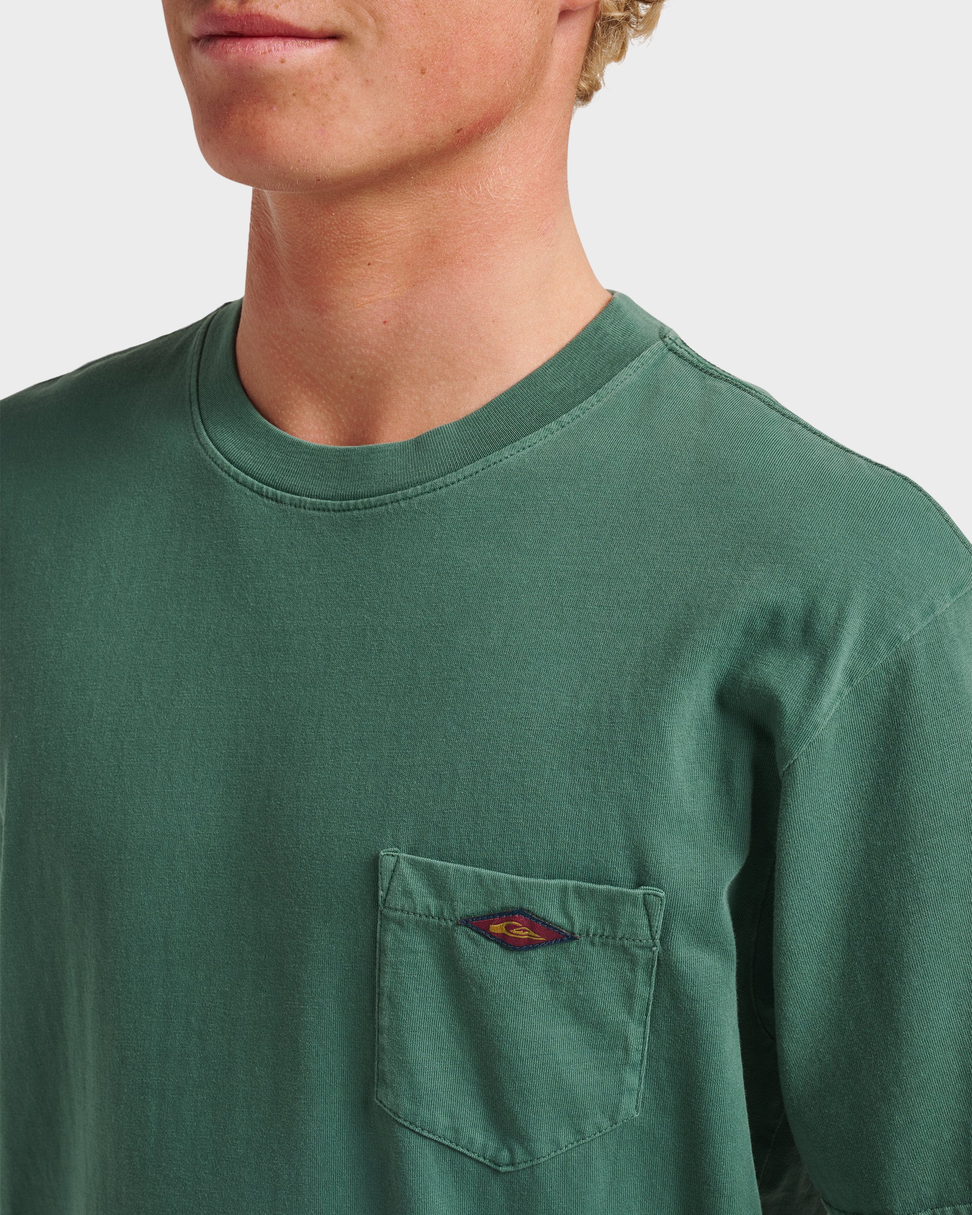 Saltwater Pocket Tee - Trekking Green