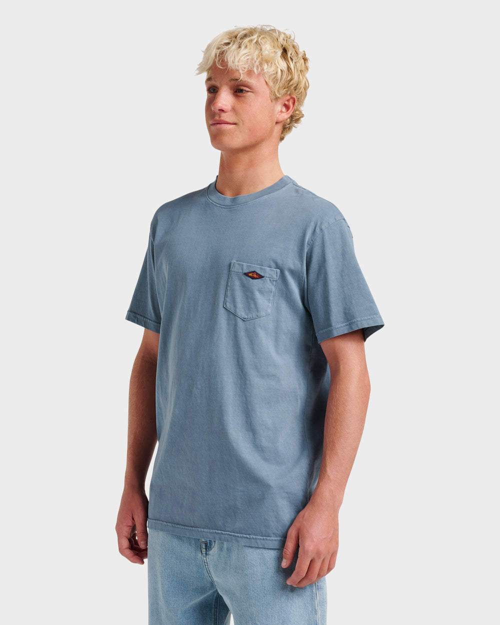 Saltwater Pocket Tee - China Blue