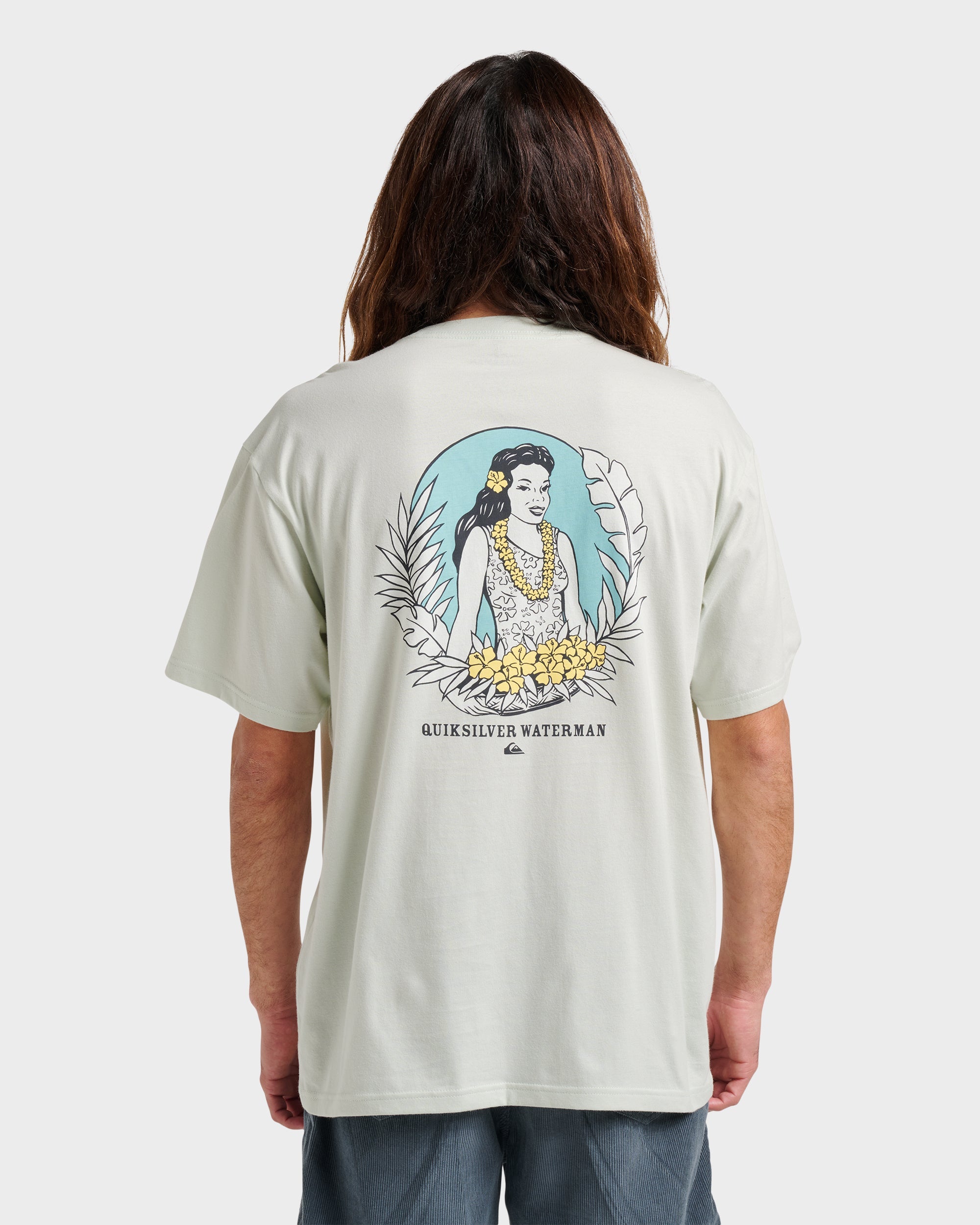 Waterman Aloha Sunset Classic T-shirt - Smoke