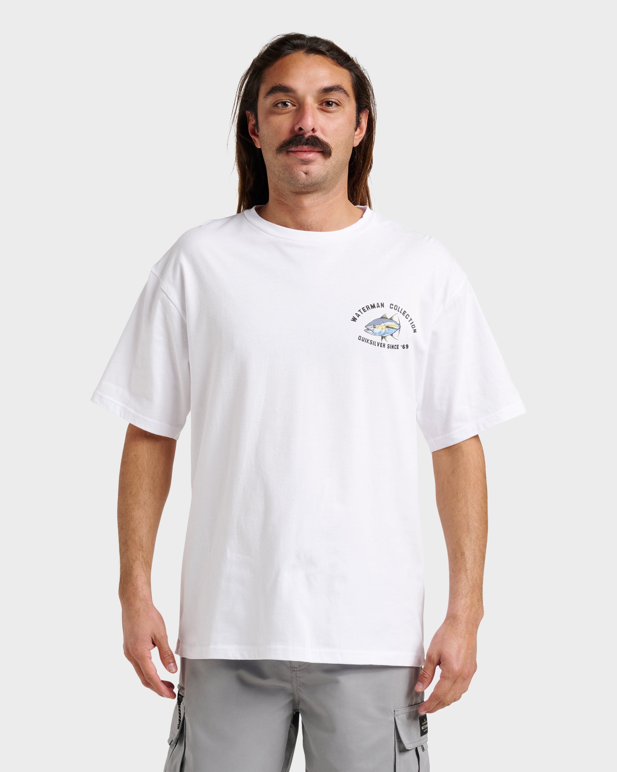 Waterman Double Ahi Classic T-shirt - White