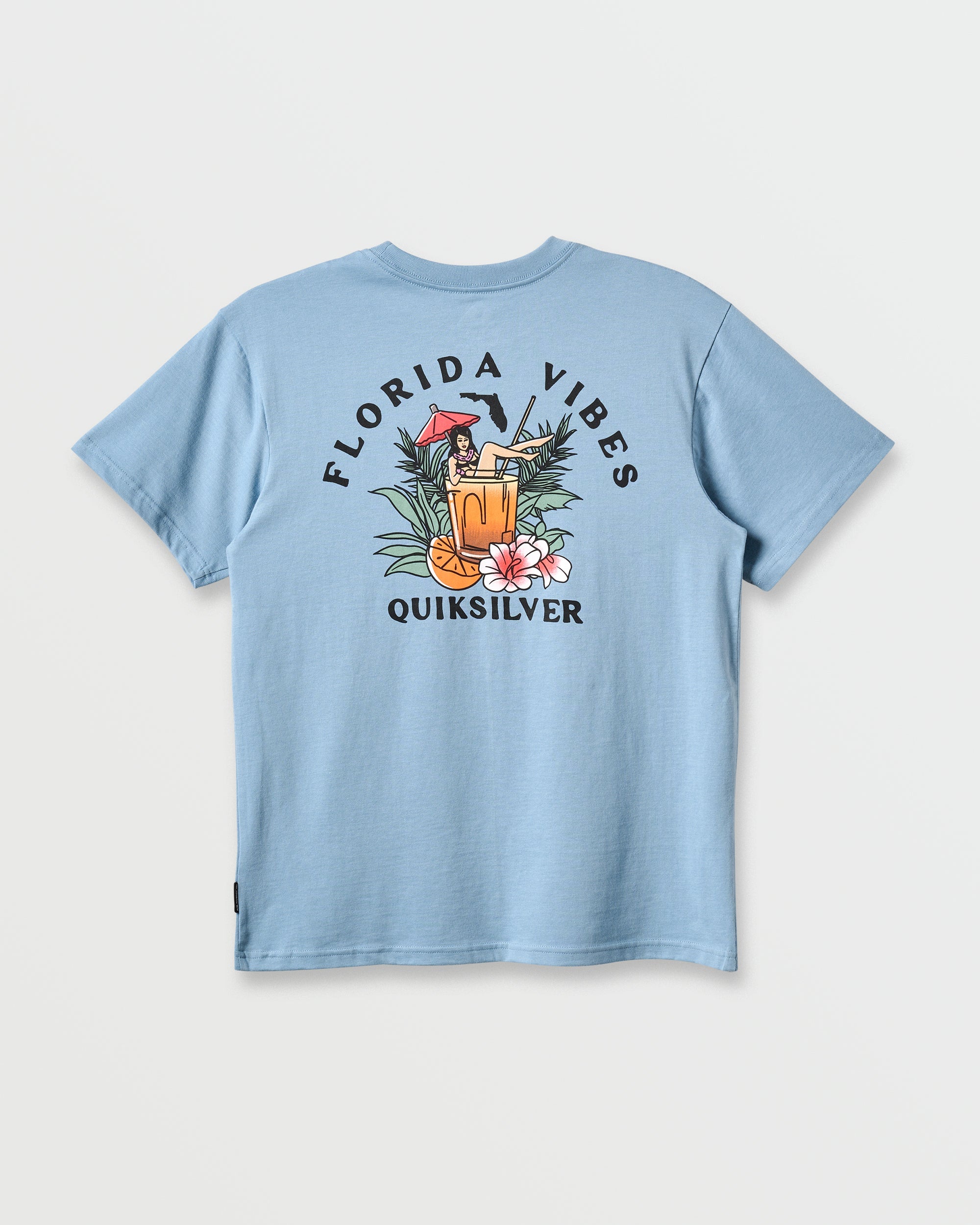 Fl Florida Vibes Classic T-shirt - Ashley Blue Heather