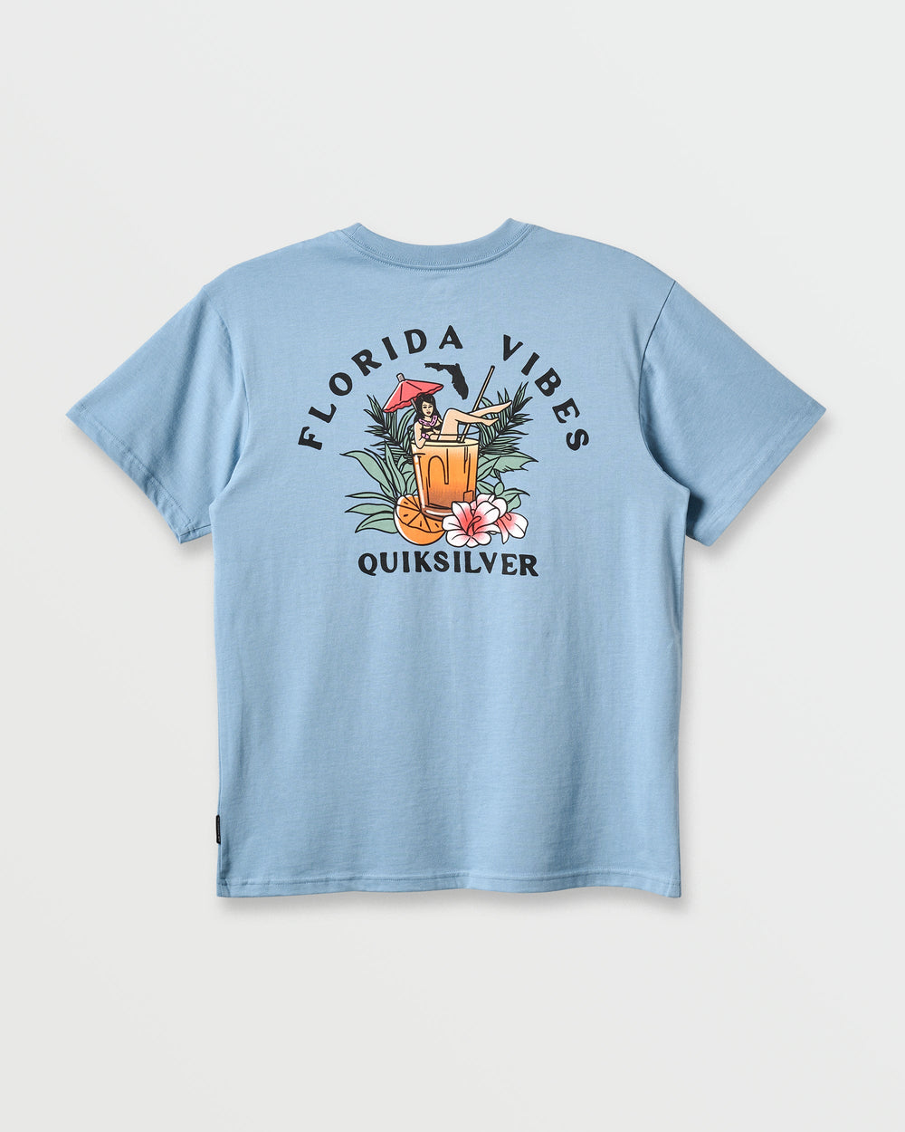 Fl Florida Vibes Classic T-shirt - Ashley Blue Heather