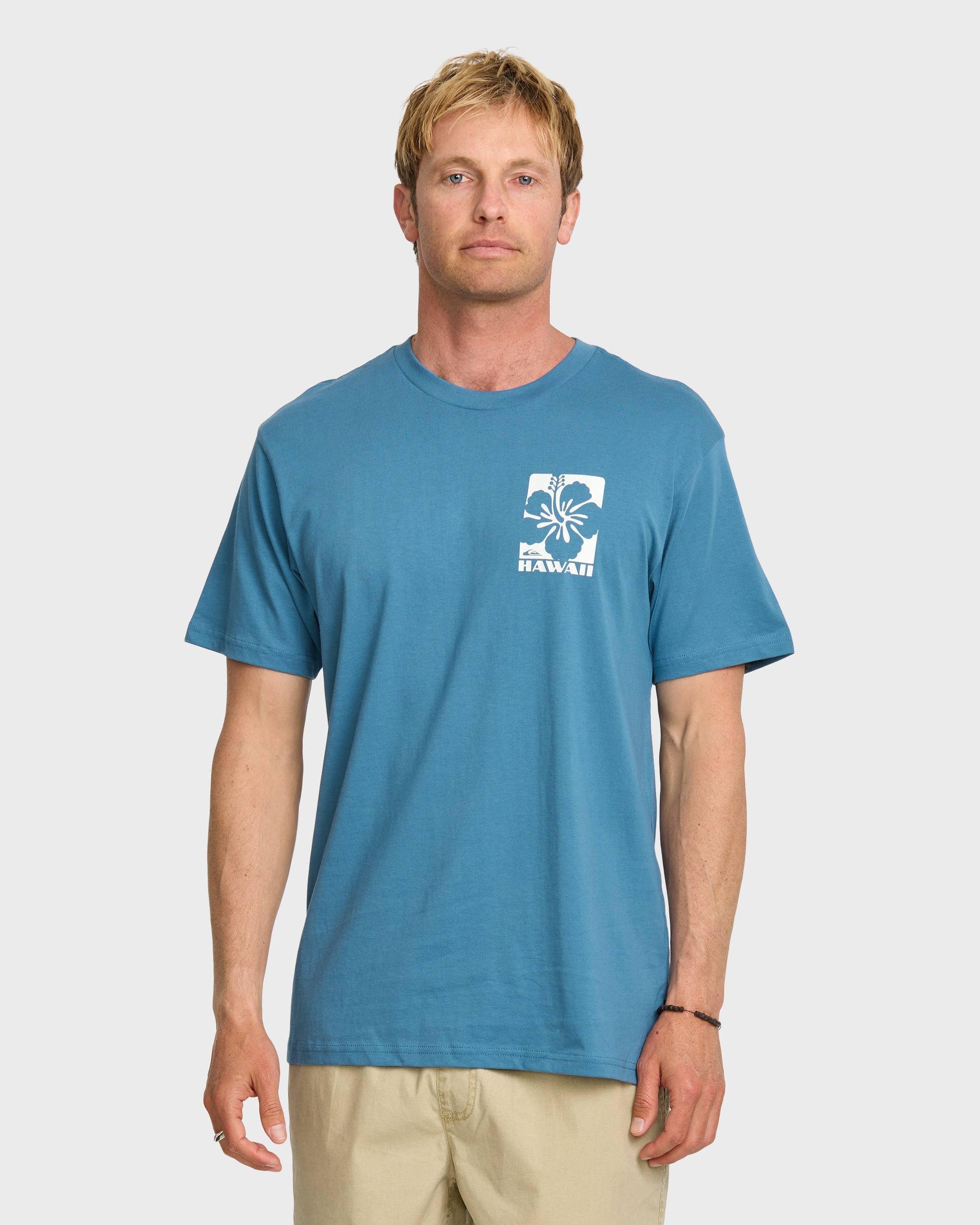 Hi Hibiscus Classic T-shirt - Copen Blue