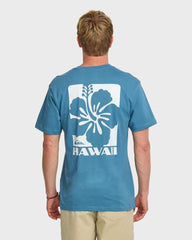 Hi Hibiscus Classic T-shirt - Copen Blue