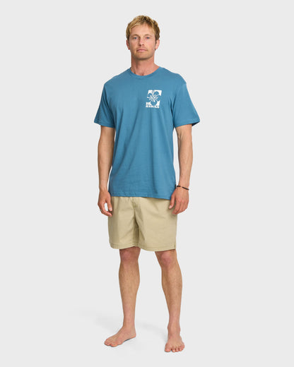 Hi Hibiscus Classic T-shirt - Copen Blue