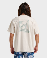 Waterman Hooked On Classic T-shirt - Moonbeam