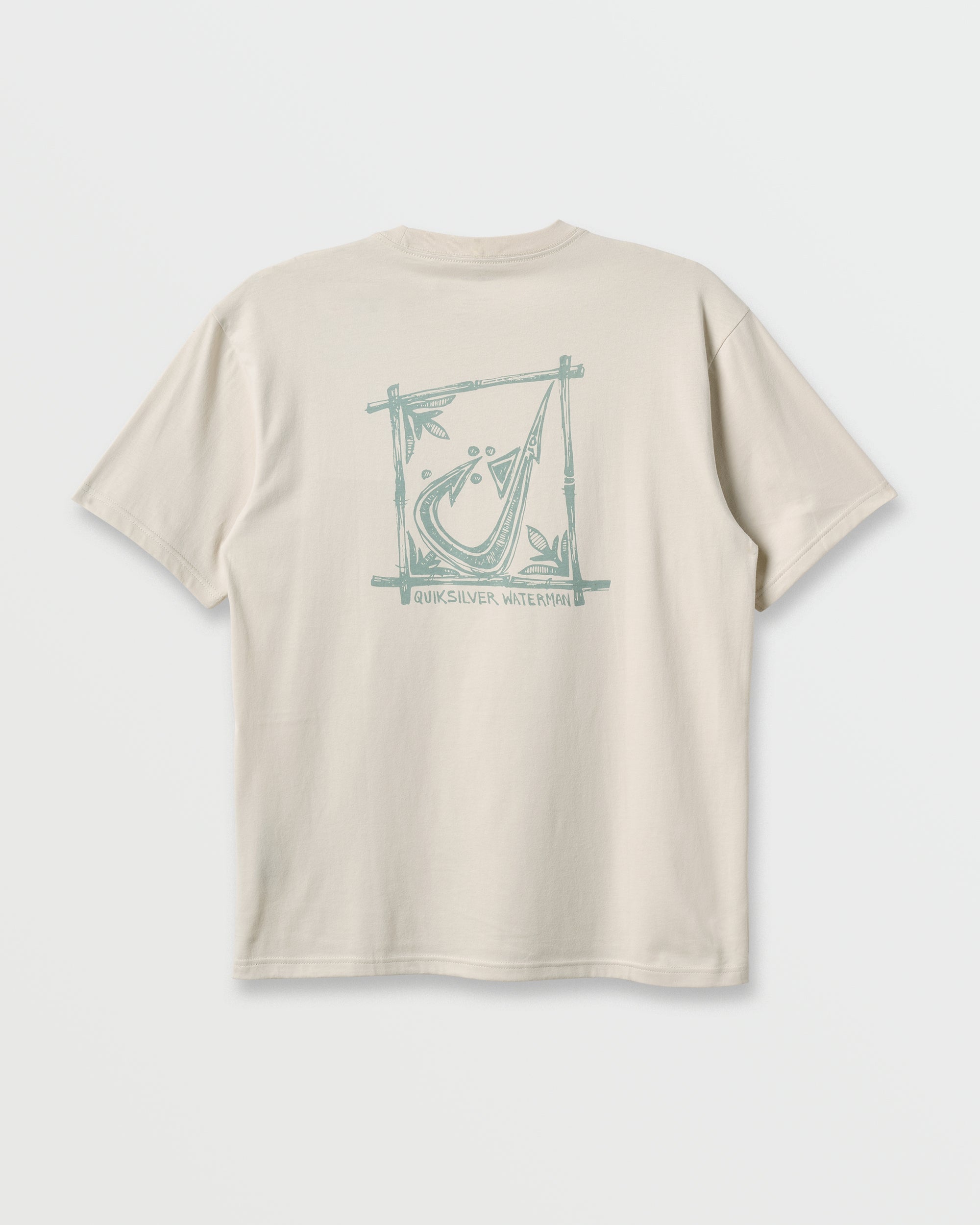 Waterman Hooked On Classic T-shirt - Moonbeam