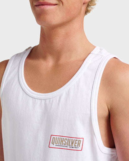 Octo Lock Tank - White