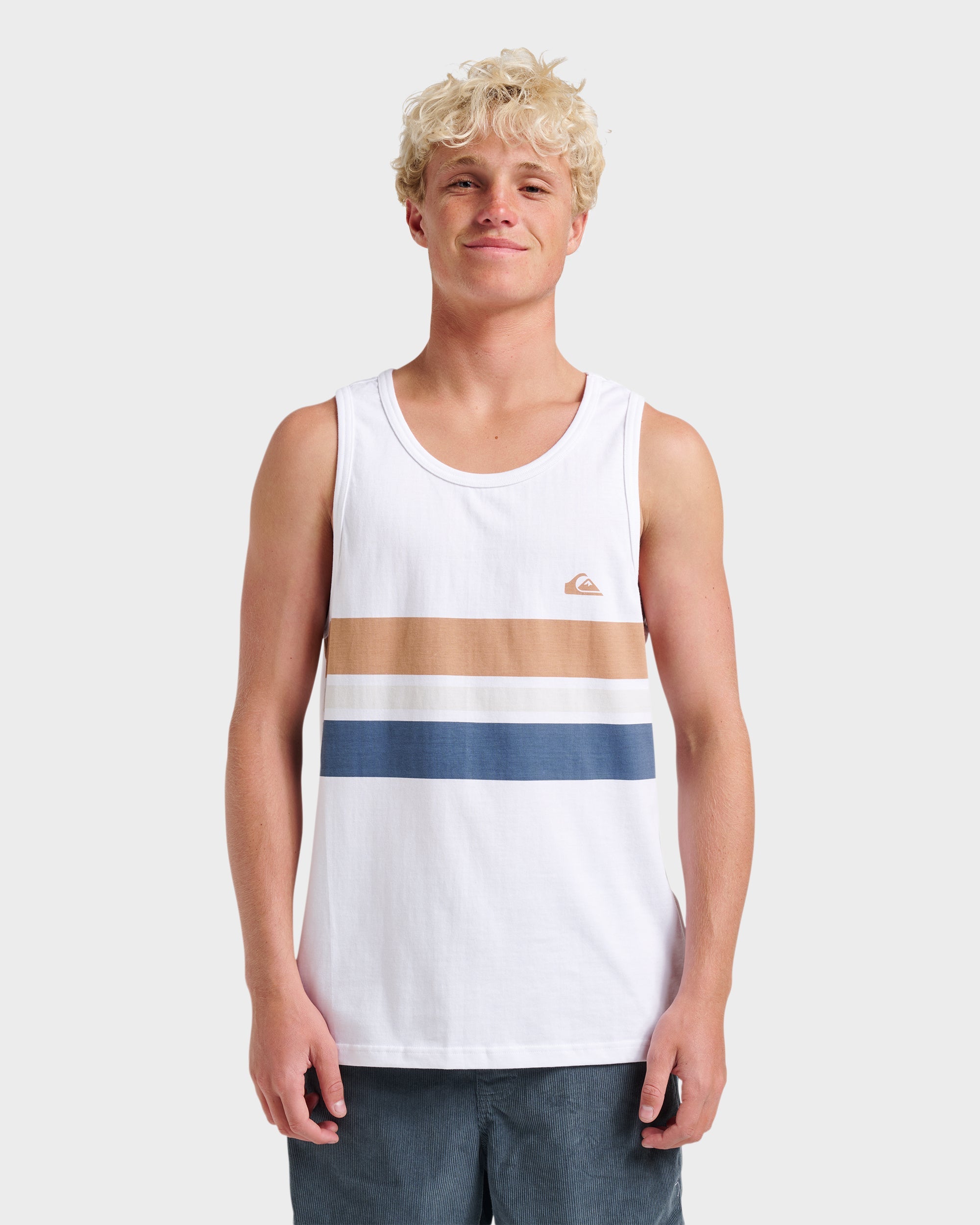 Og Stripe Tank - White