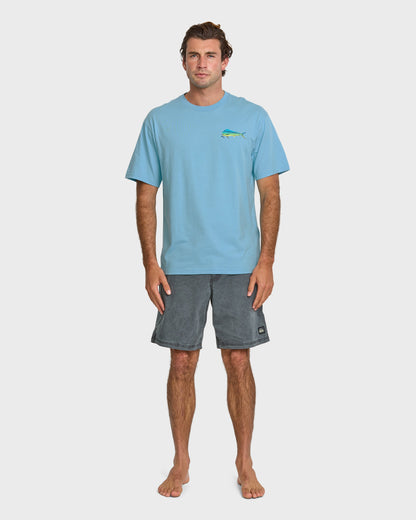 Waterman Quik Hook Classic T-shirt - Cali Blue