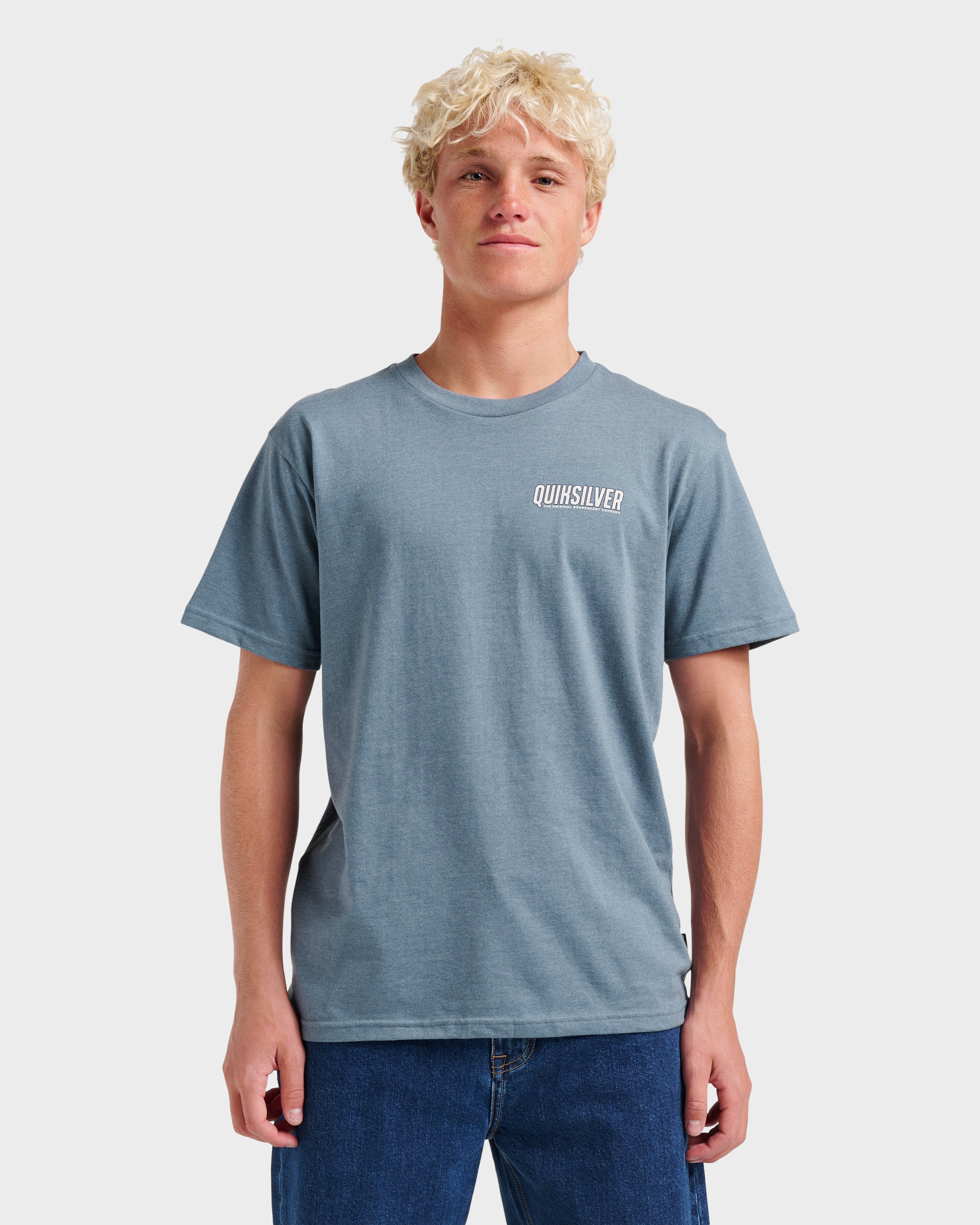 Ride Side Up Classic T-shirt - China Blue Heather