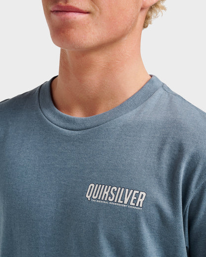 Ride Side Up Classic T-shirt - China Blue Heather