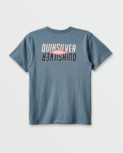 Ride Side Up Classic T-shirt - China Blue Heather