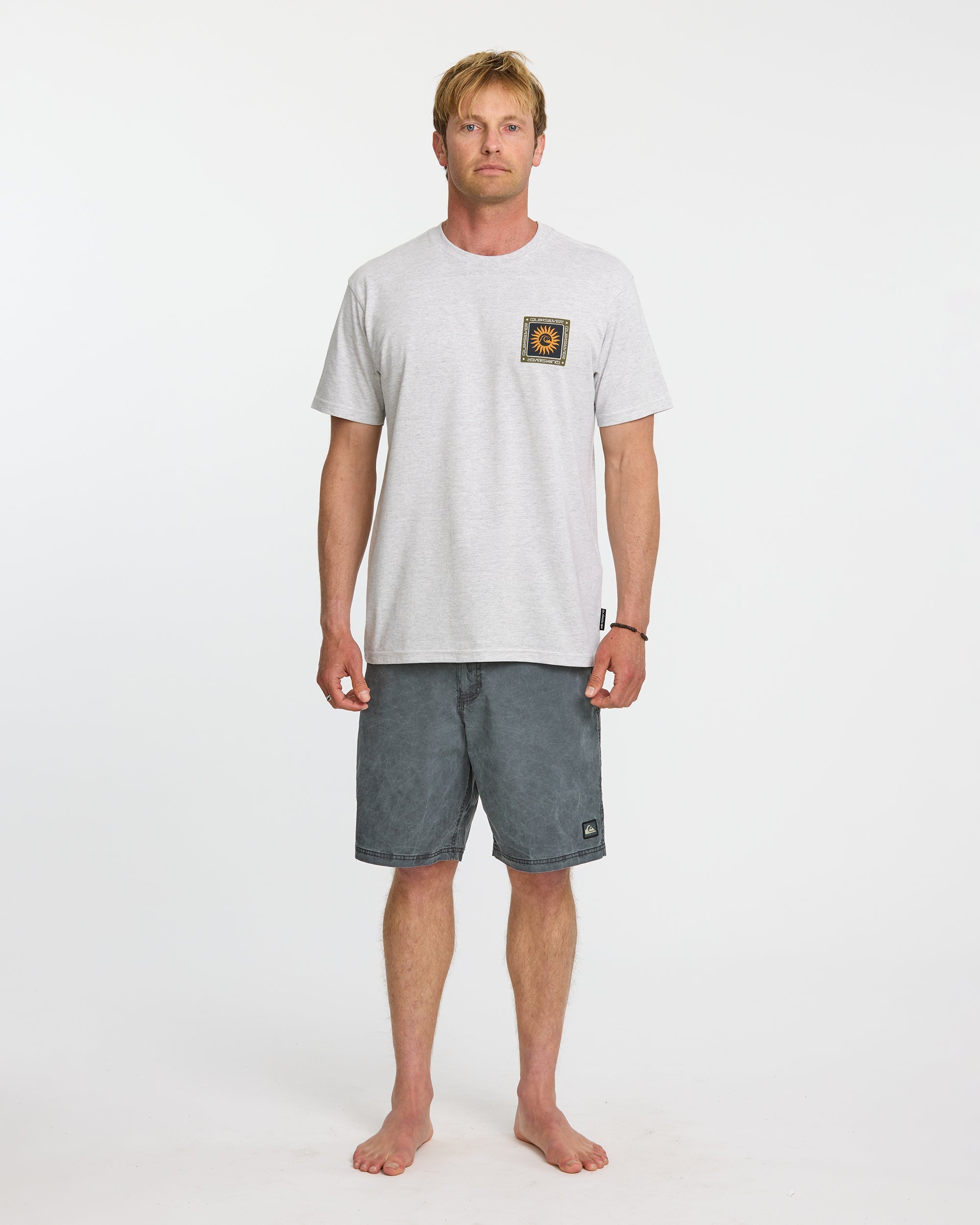 Sun Roots Organic Heather T-Shirt - Charcoal Heather
