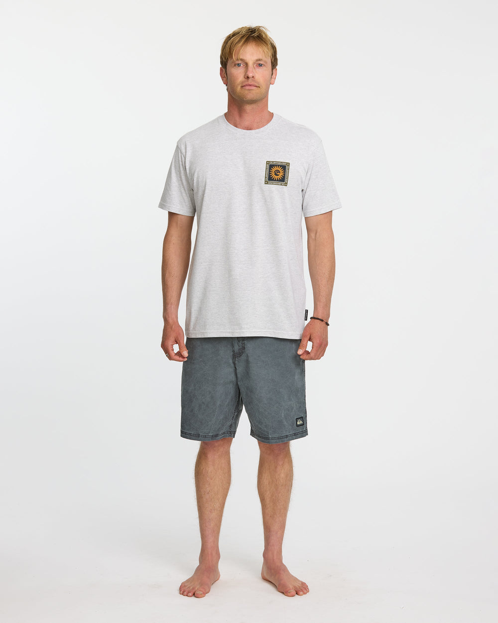 Sun Roots Organic Heather T-Shirt - Charcoal Heather