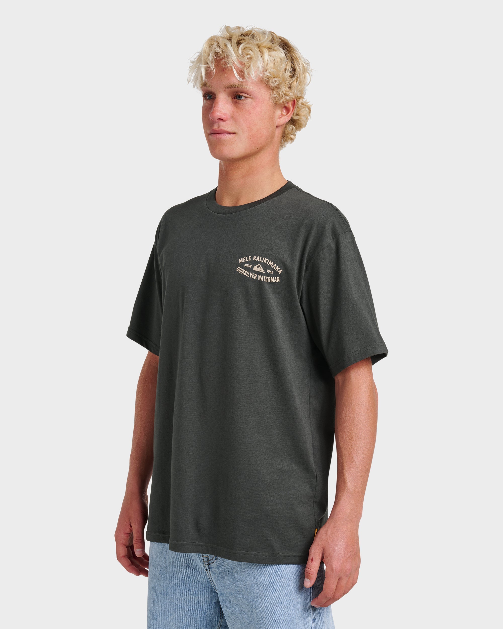 Waterman Tiki Holiday Classic T-shirt - Phantom