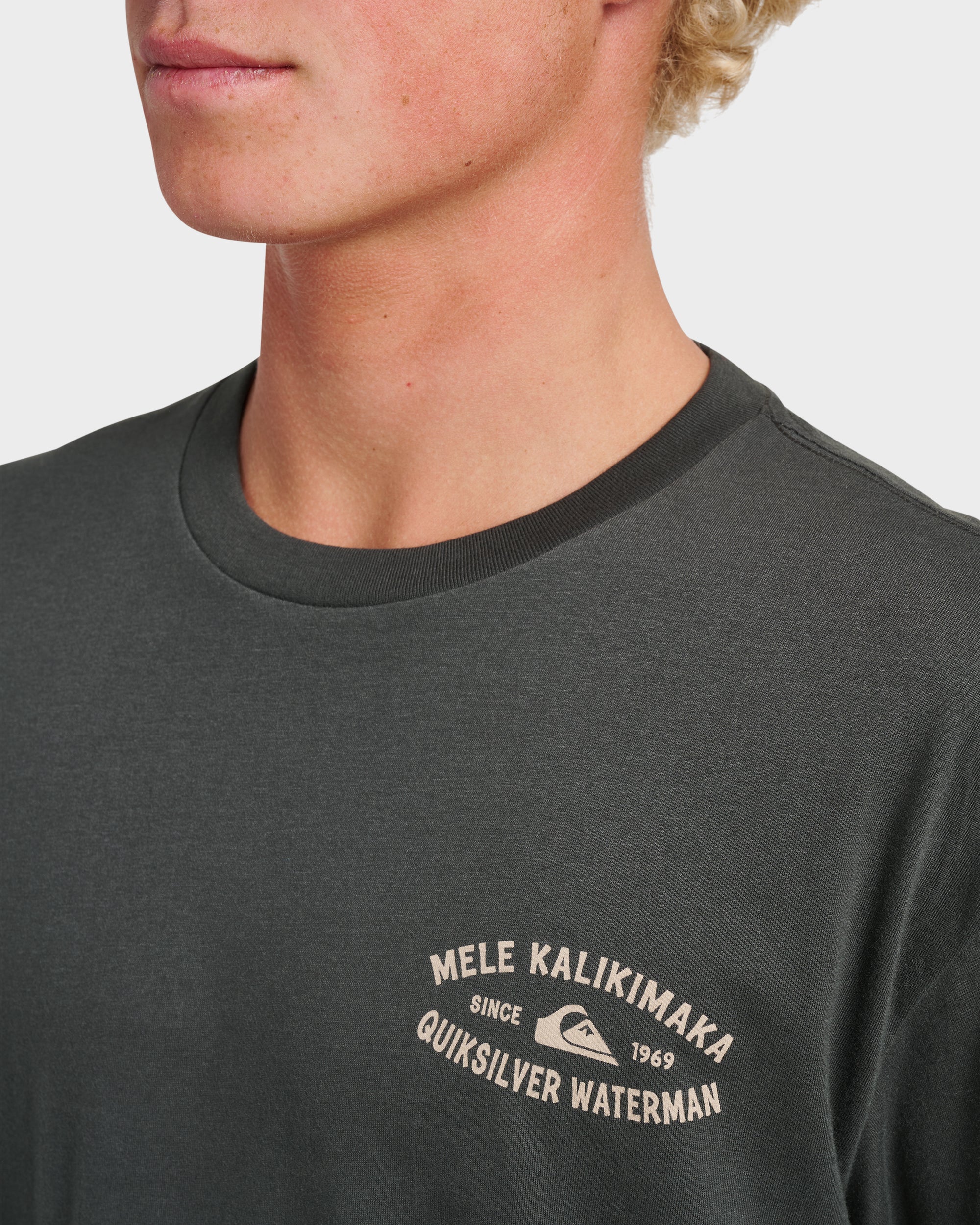 Waterman Tiki Holiday Classic T-shirt - Phantom