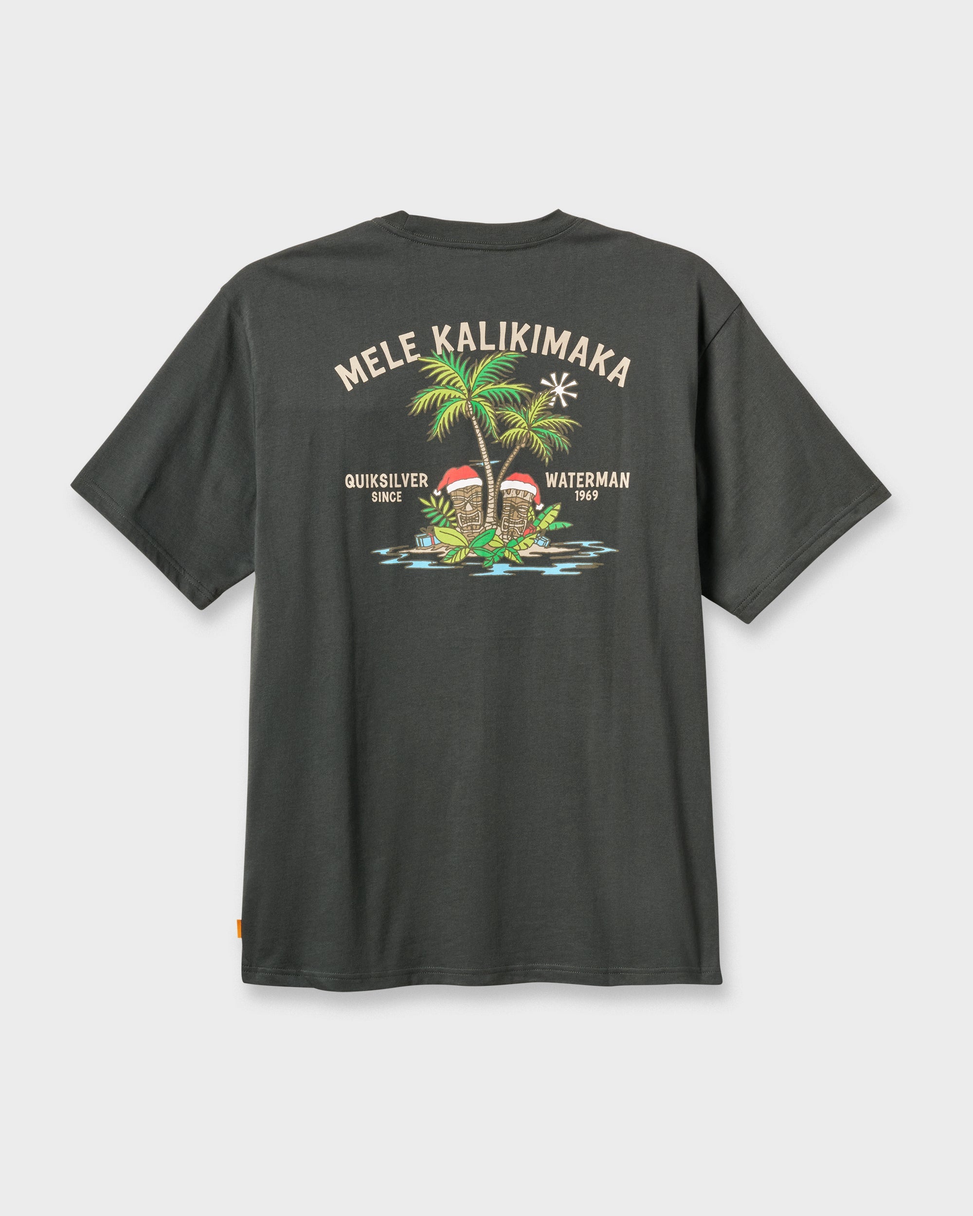 Waterman Tiki Holiday Classic T-shirt - Phantom