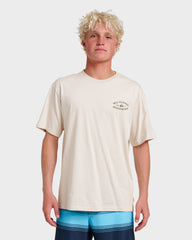 Waterman Tiki Holiday Classic T-shirt - Moonbeam