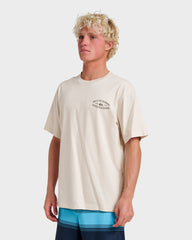Waterman Tiki Holiday Classic T-shirt - Moonbeam