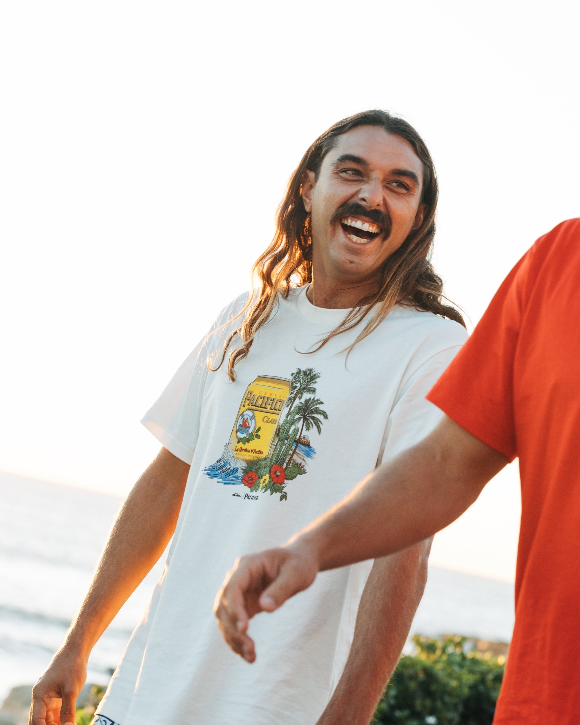 Quiksilver x Pacifico Sunstroke T-Shirt - Tofu