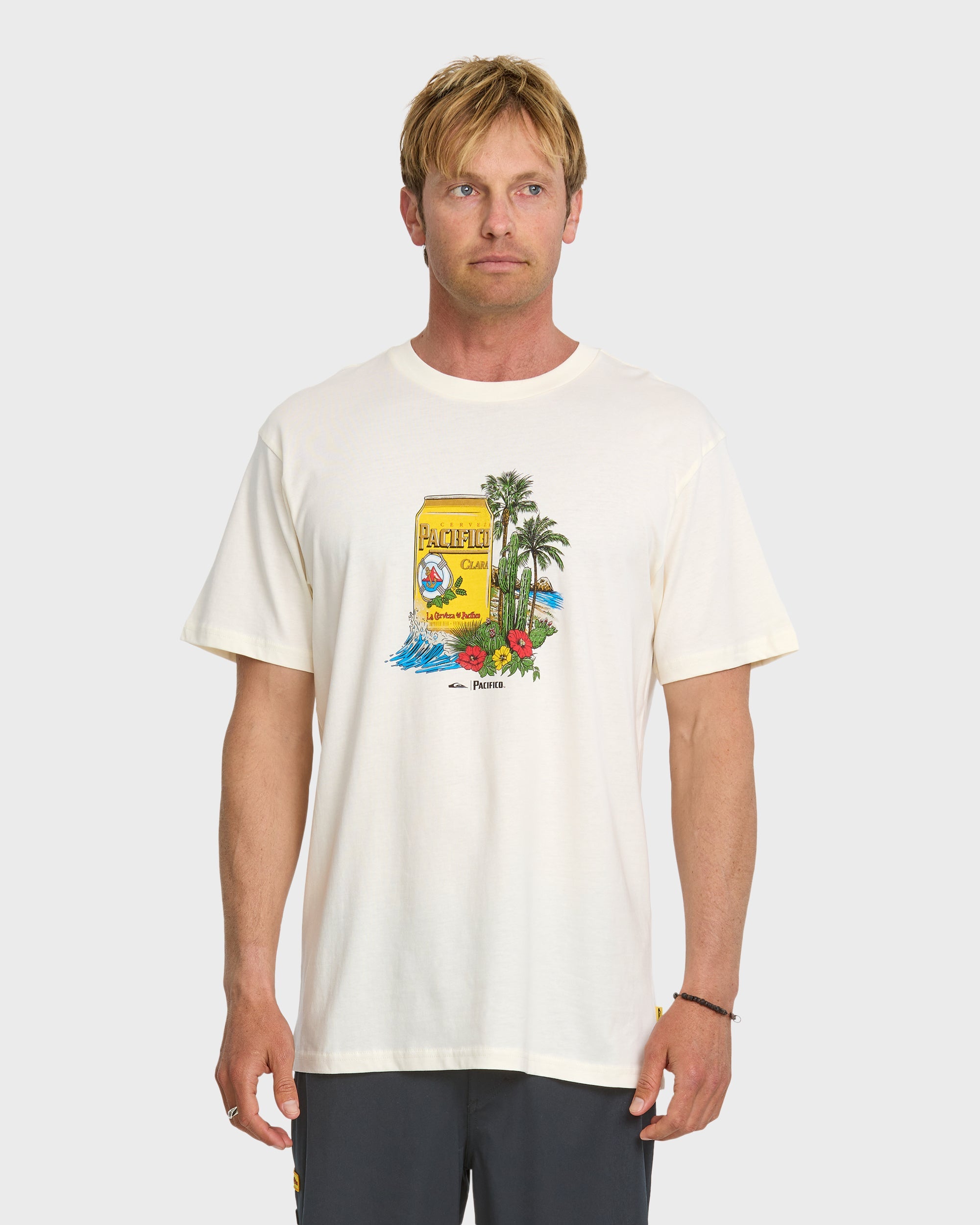 Quiksilver x Pacifico Sunstroke T-Shirt - Tofu