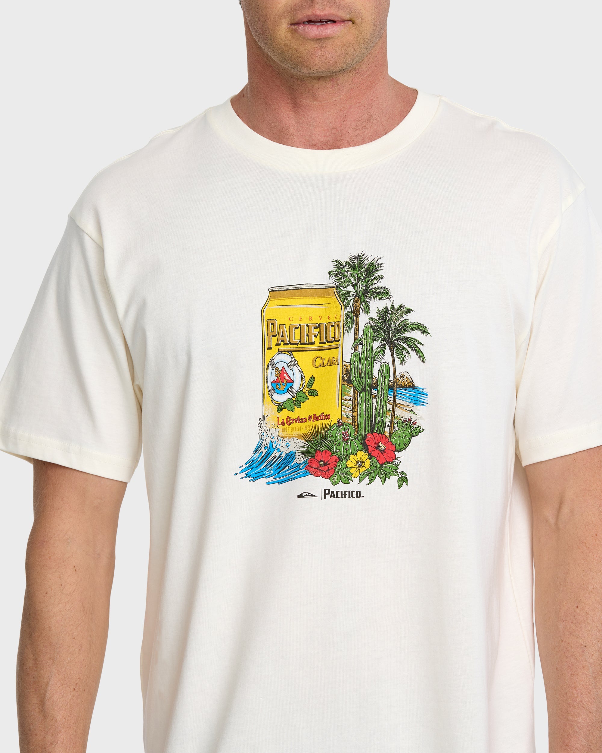 Quiksilver x Pacifico Sunstroke T-Shirt - Tofu