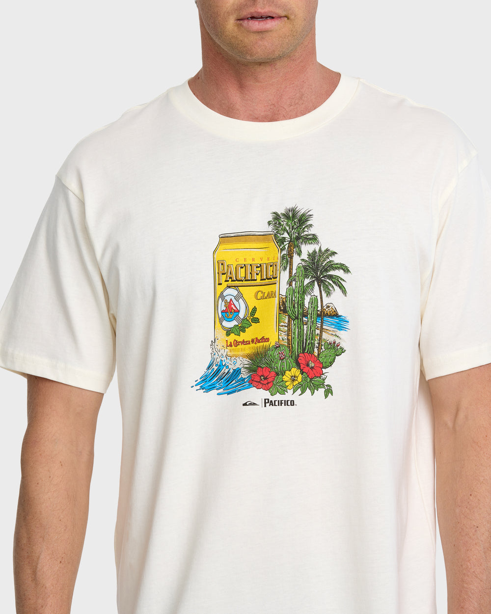 Quiksilver x Pacifico Sunstroke T-Shirt - Tofu