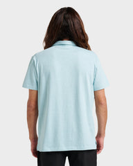Sunset Cruise Polo Shirt - Dusty Turquoise