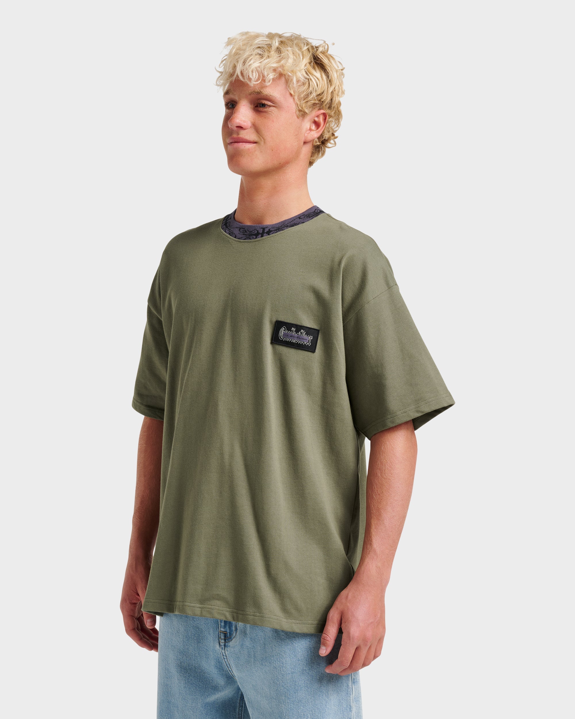 Mercury Ringer T-shirt - Dusty Olive