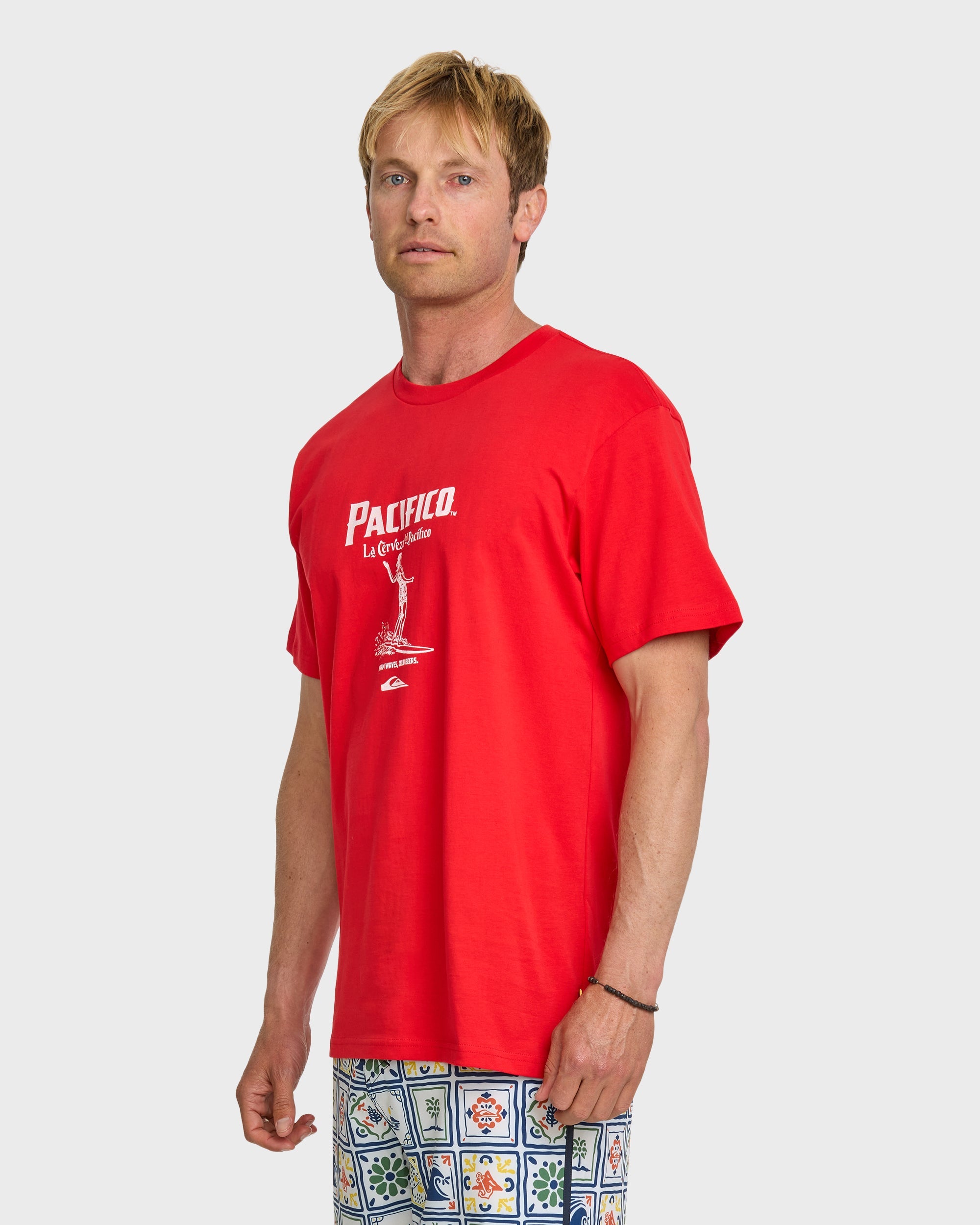 Quiksilver x Pacifico Baja Arch T-Shirt - Red