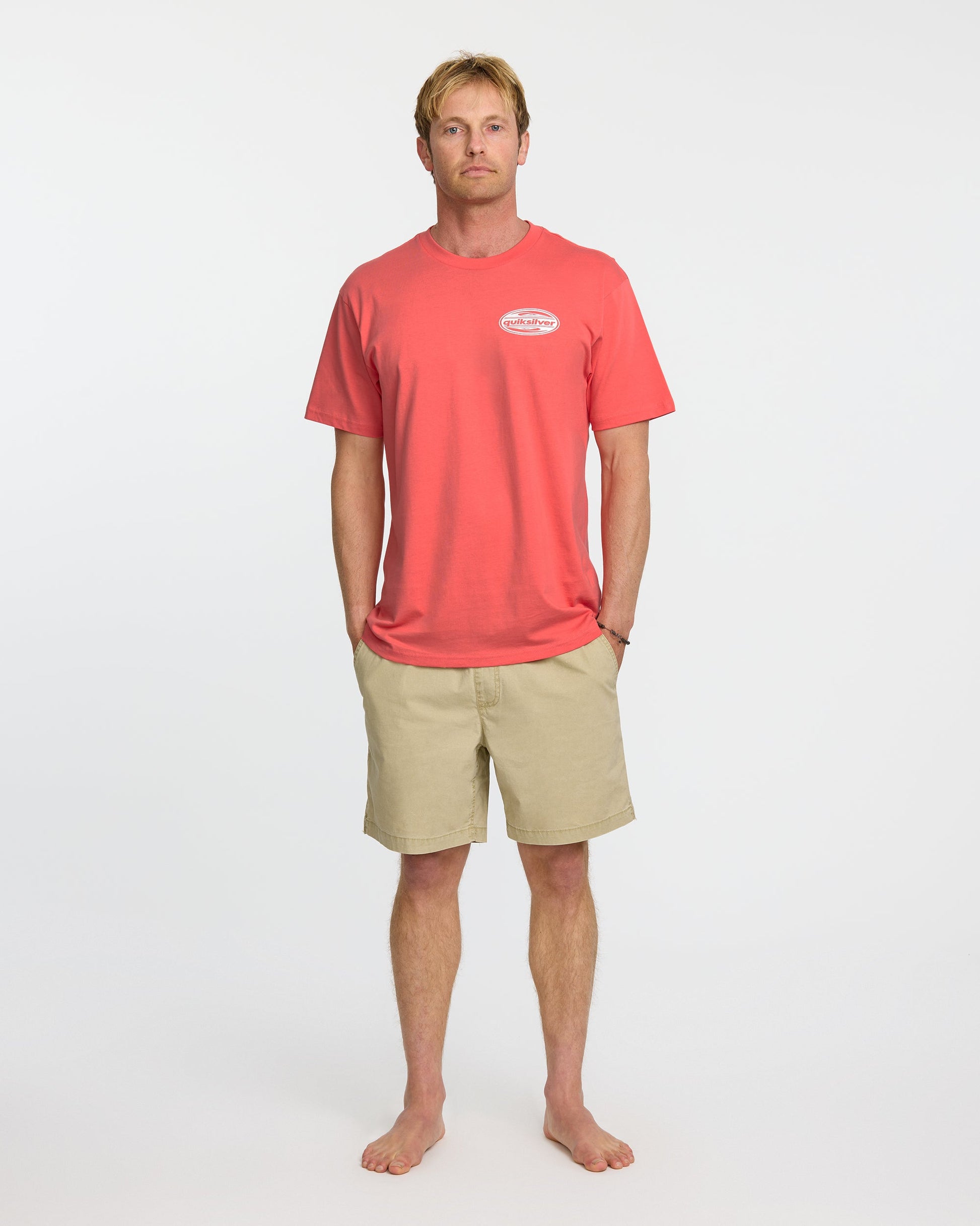 2000S Boarding T-Shirt - Coral