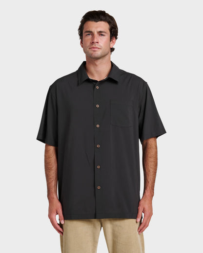Chaser Short Sleeve Woven Shirt - Phantom