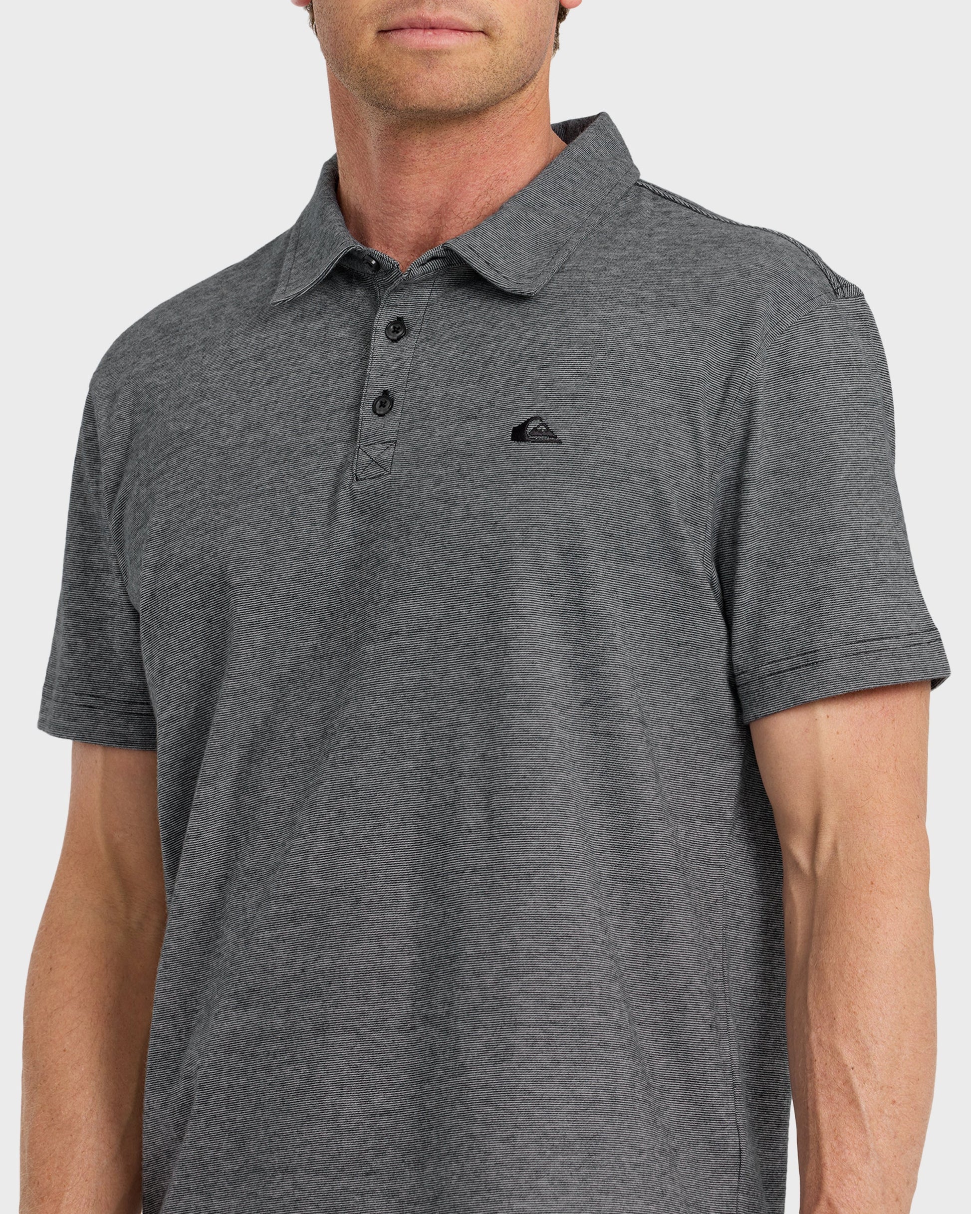 Sunset Cruise Polo Shirt - Black