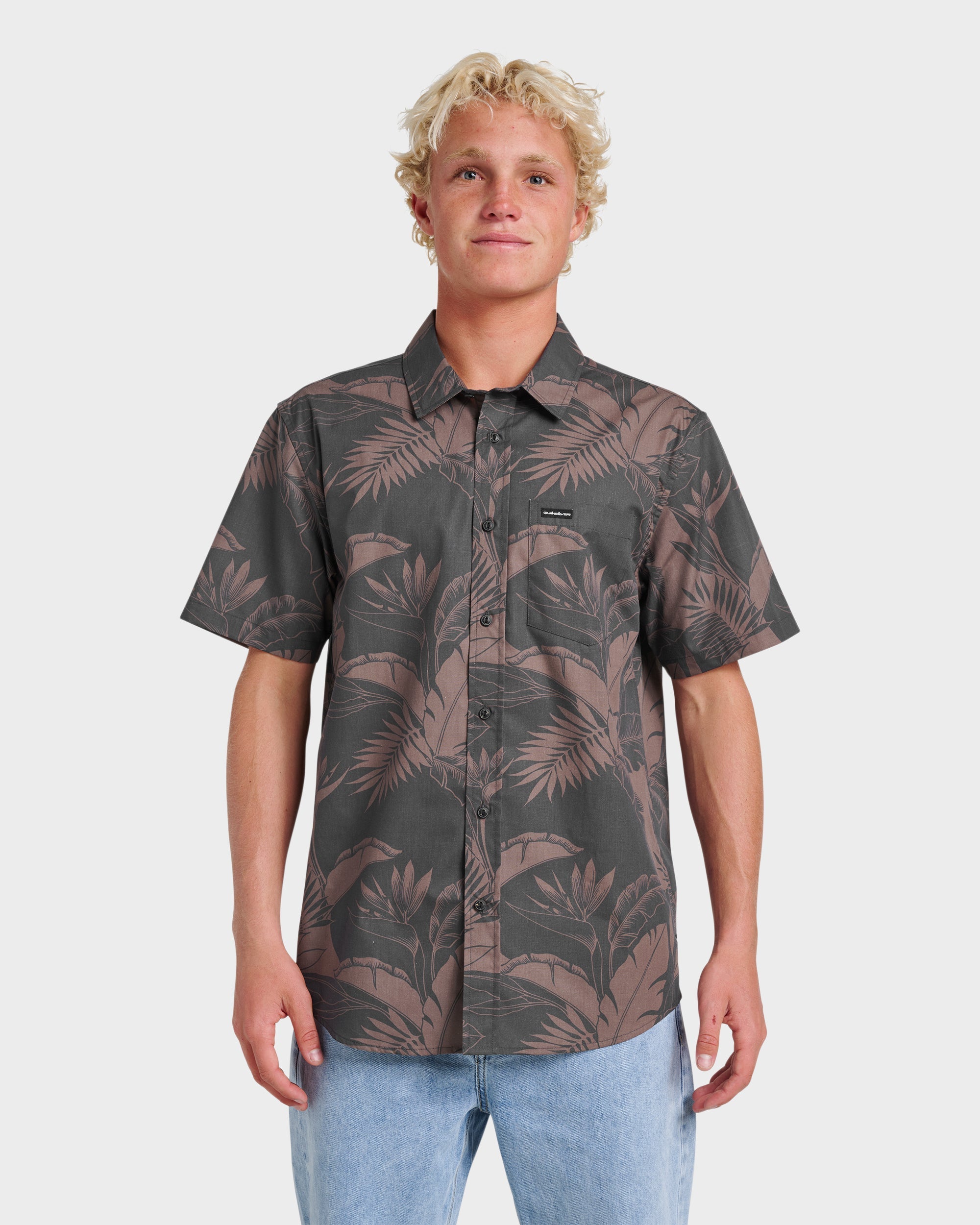 Kahanu Classic Short Sleeve Shirt - Black