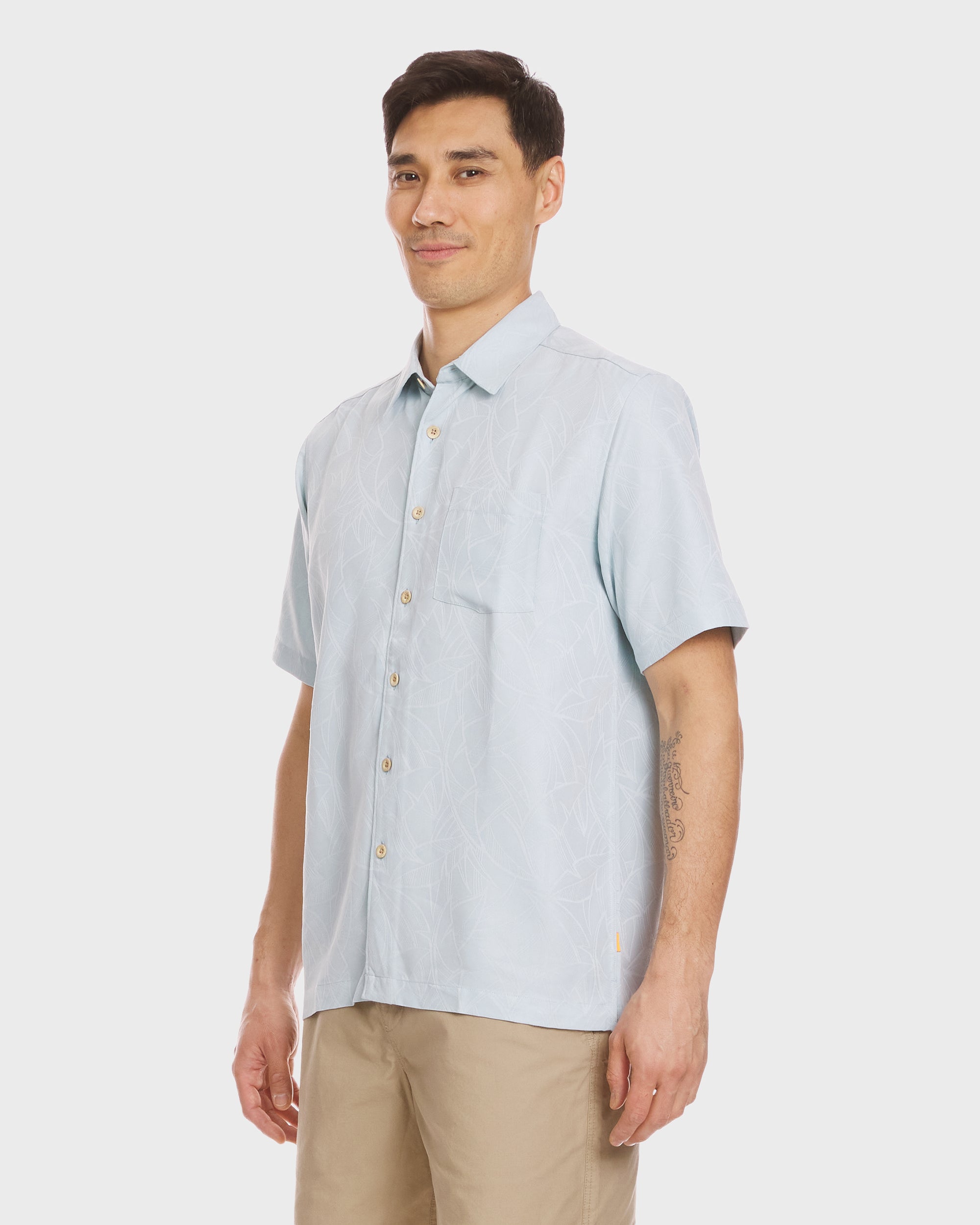 Waterman Island Jungle Shirt - Cool Blue