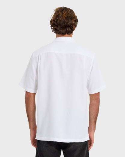 Waterman Tahiti Palms Premium Anti-Wrinkle Shirt - White