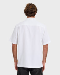 Waterman Tahiti Palms Premium Anti-Wrinkle Shirt - White