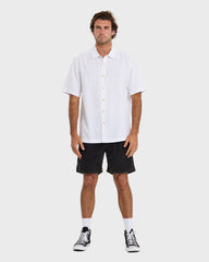 Waterman Tahiti Palms Premium Anti-Wrinkle Shirt - White