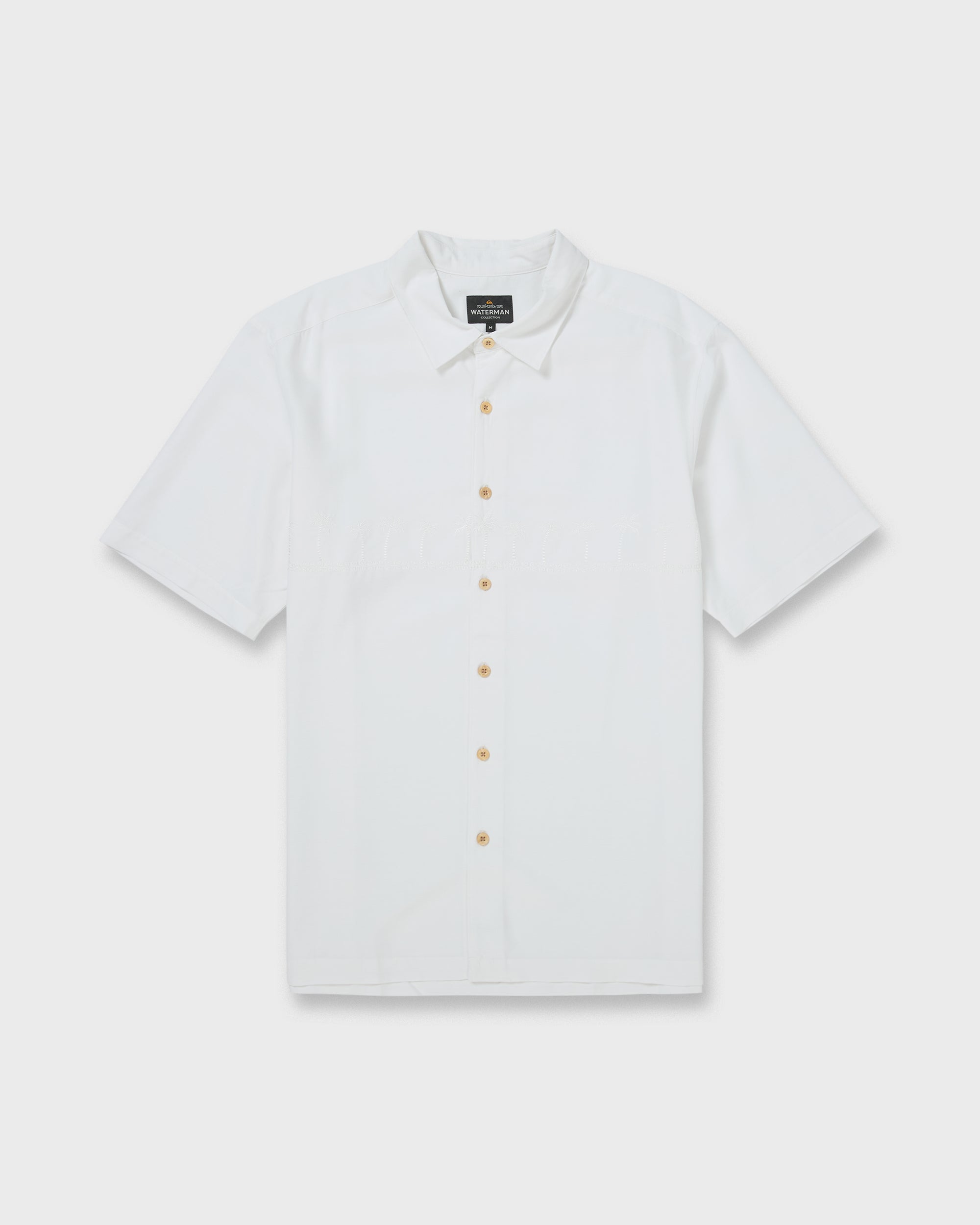 Waterman Tahiti Palms Premium Anti-Wrinkle Shirt - White